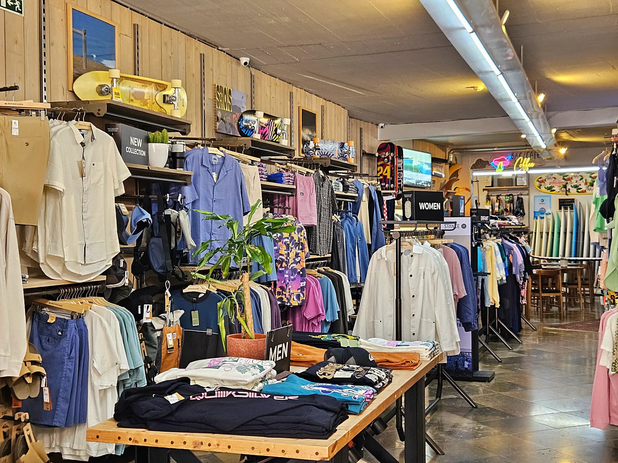 Quiksilver Lagos shop interior