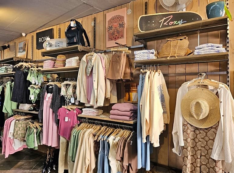 Surfboard display at Quiksilver Lagos