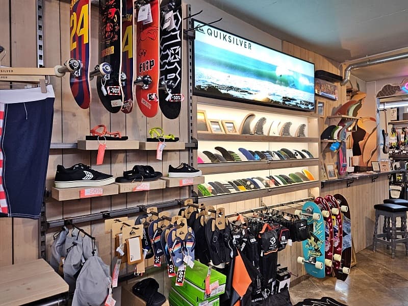 Customers shopping at Quiksilver Lagos